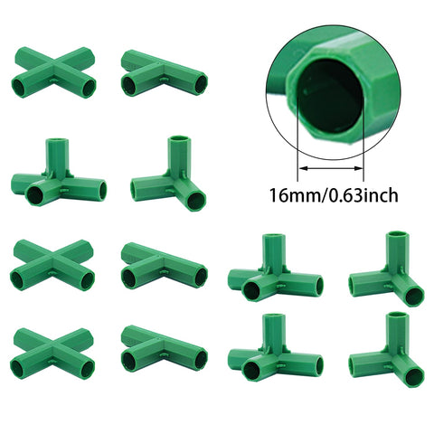 Bykswil heavy-duty 16mm connector ideal for stable frame assembly and seasonal setups.