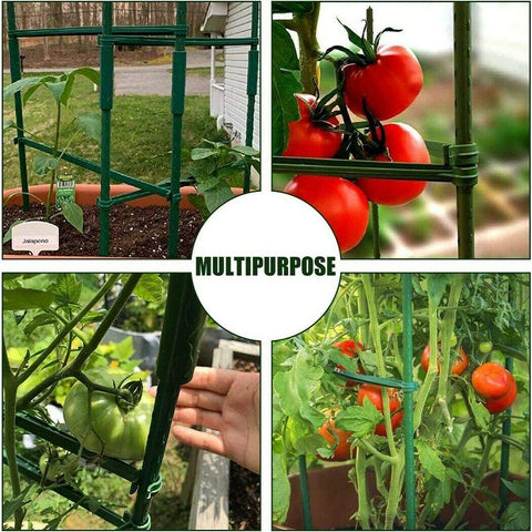 Bykswil plant-connector-types showcases five styles for versatile garden frames