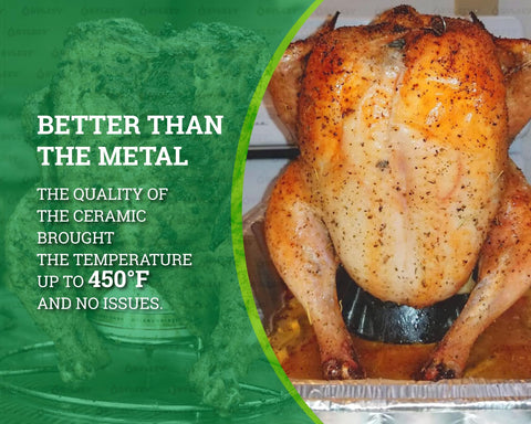 BYLEEY round base provides stable support during grilling