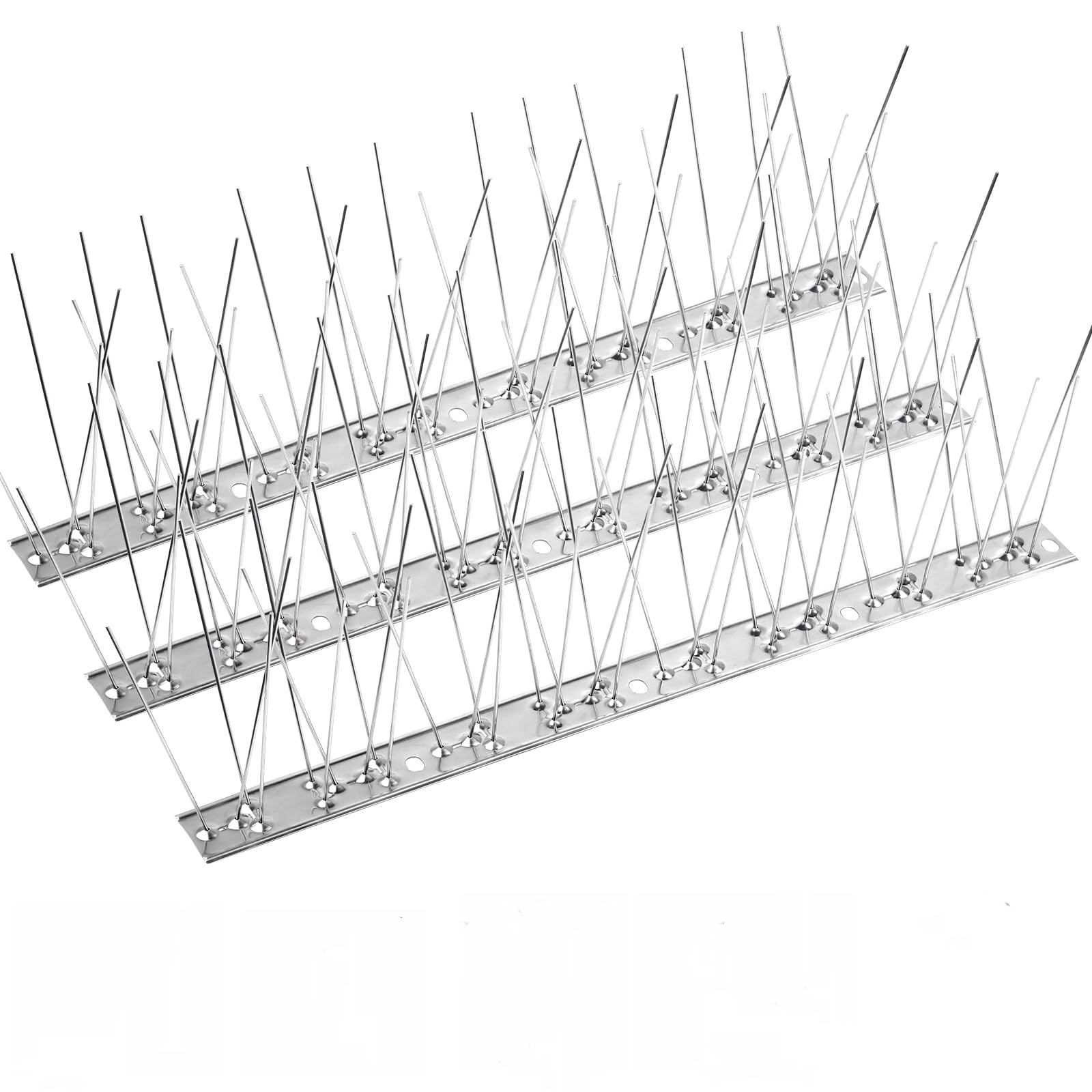 Bynccea bird spikes installed on a window sill deterring small birds while protecting surface cleanliness