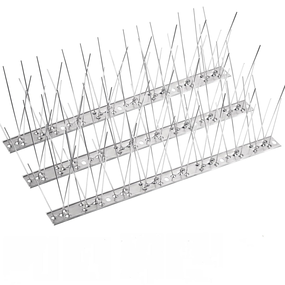 Bynccea bird spikes installed on a window sill deterring small birds while protecting surface cleanliness