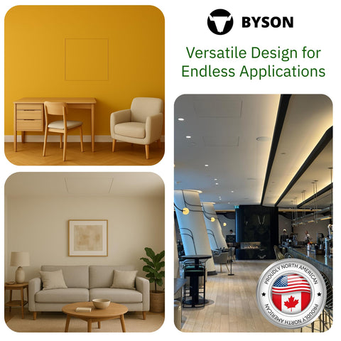 Byson drywall access panel 12x12 steel frame provides durable support.