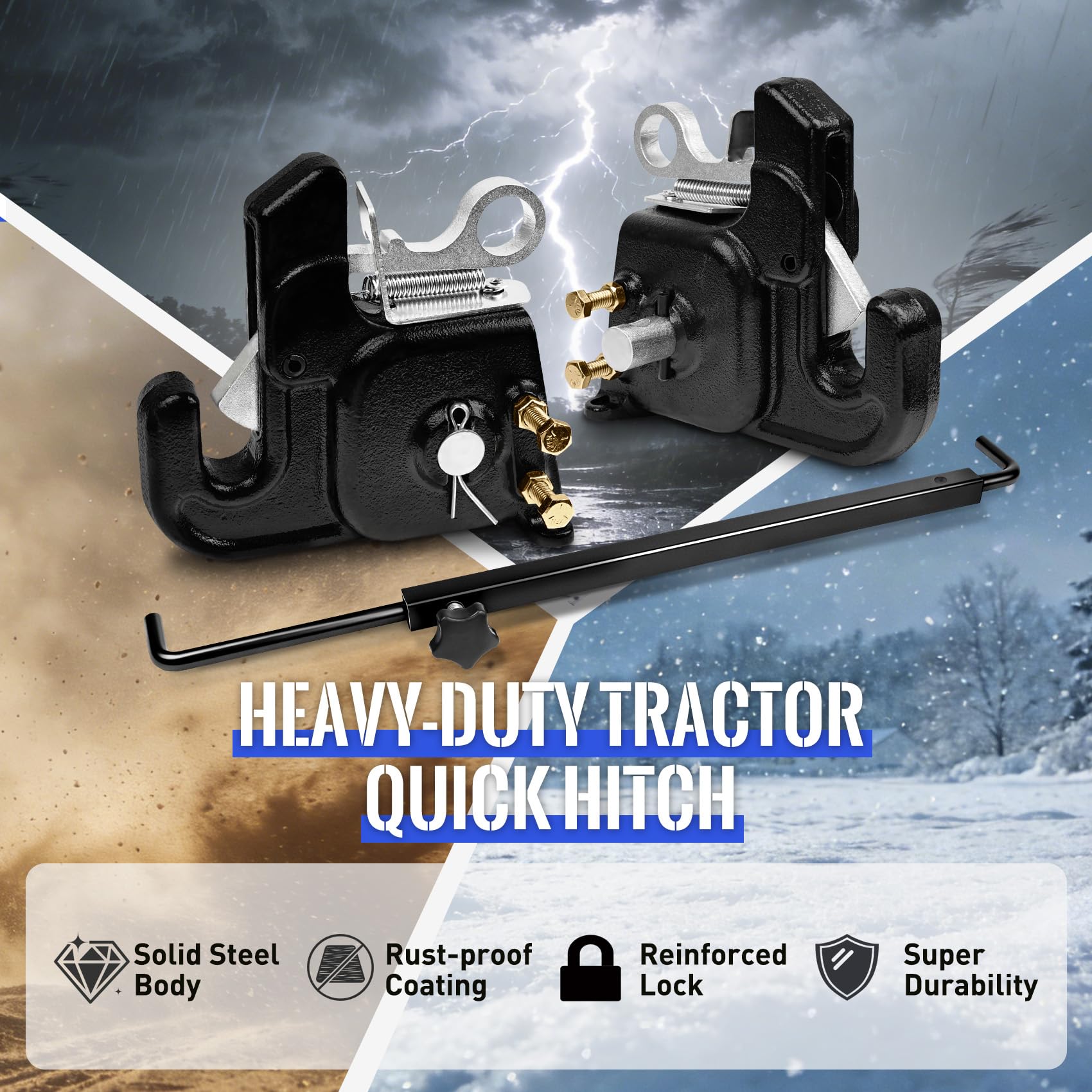 BZ SUN Hitch Offset—top view reveals tire clearance during turns.