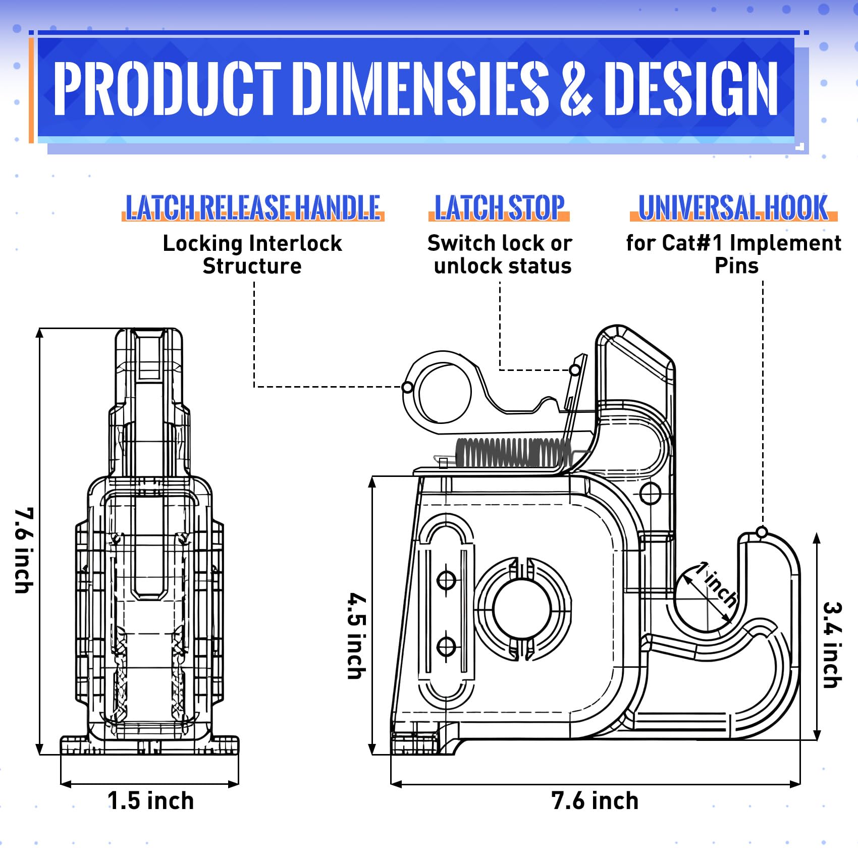 BZ SUN Heavy-Duty Steel Build—close-up shows durable construction for heavy loads.