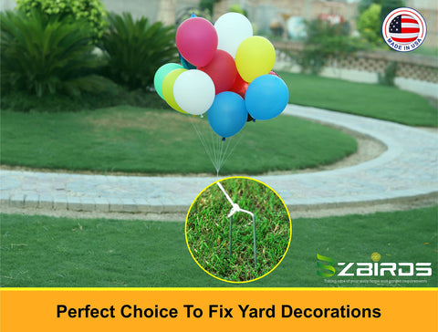 BzBirds sturdy stake for fencing and pet enclosures.