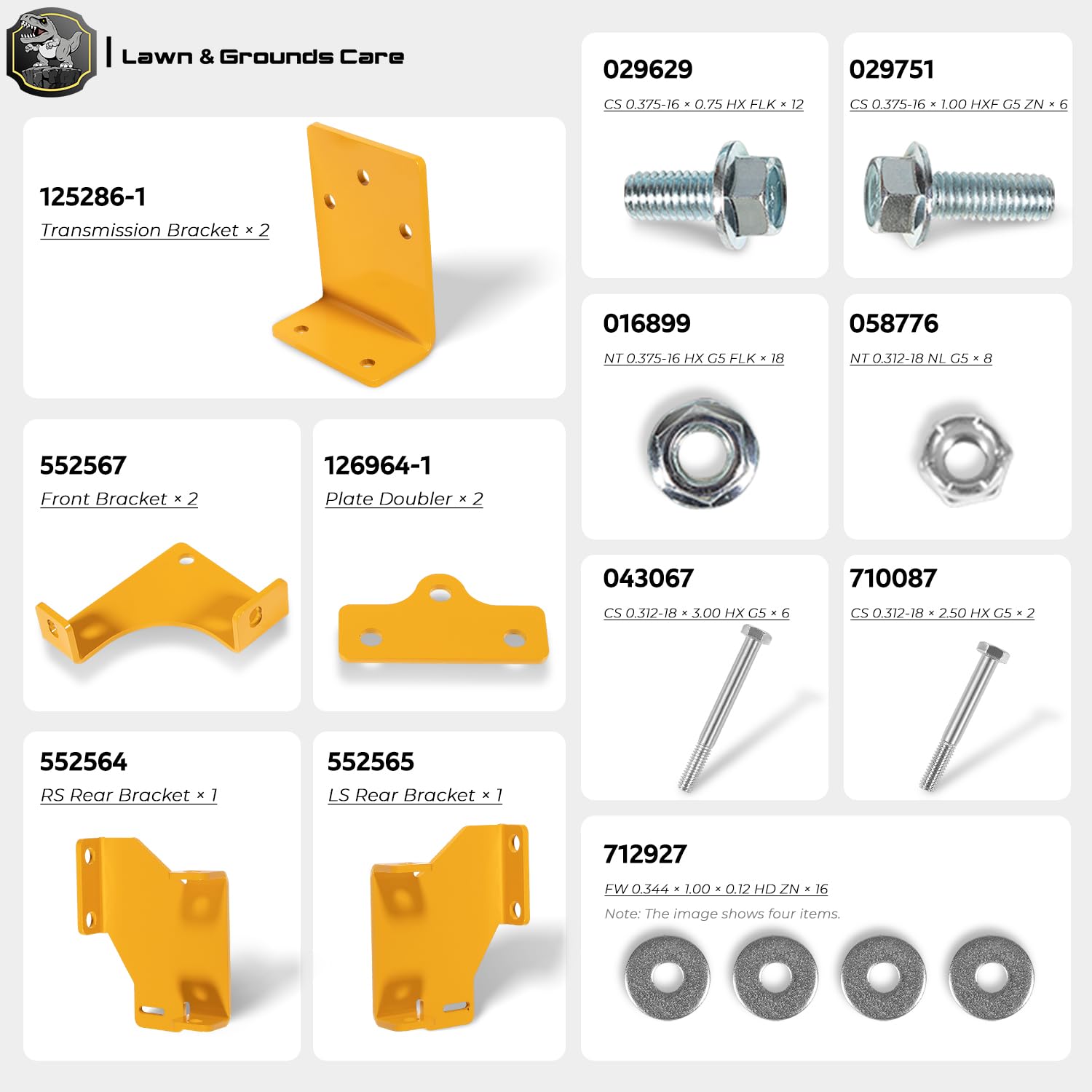 Bzcovac hardware included kit simplifies installation with bolts and nuts.