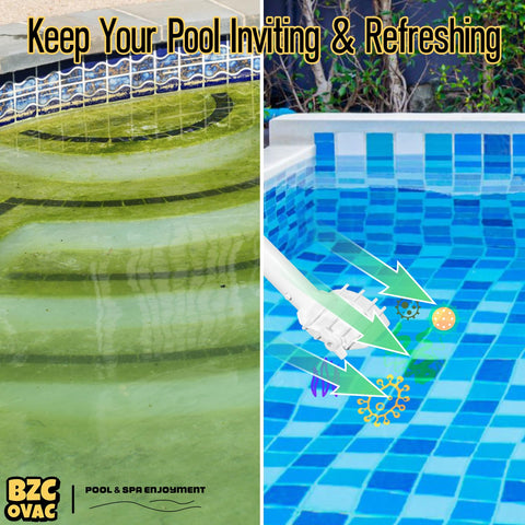 Bzcovac pole attachment clip enabling quick setup on standard poles