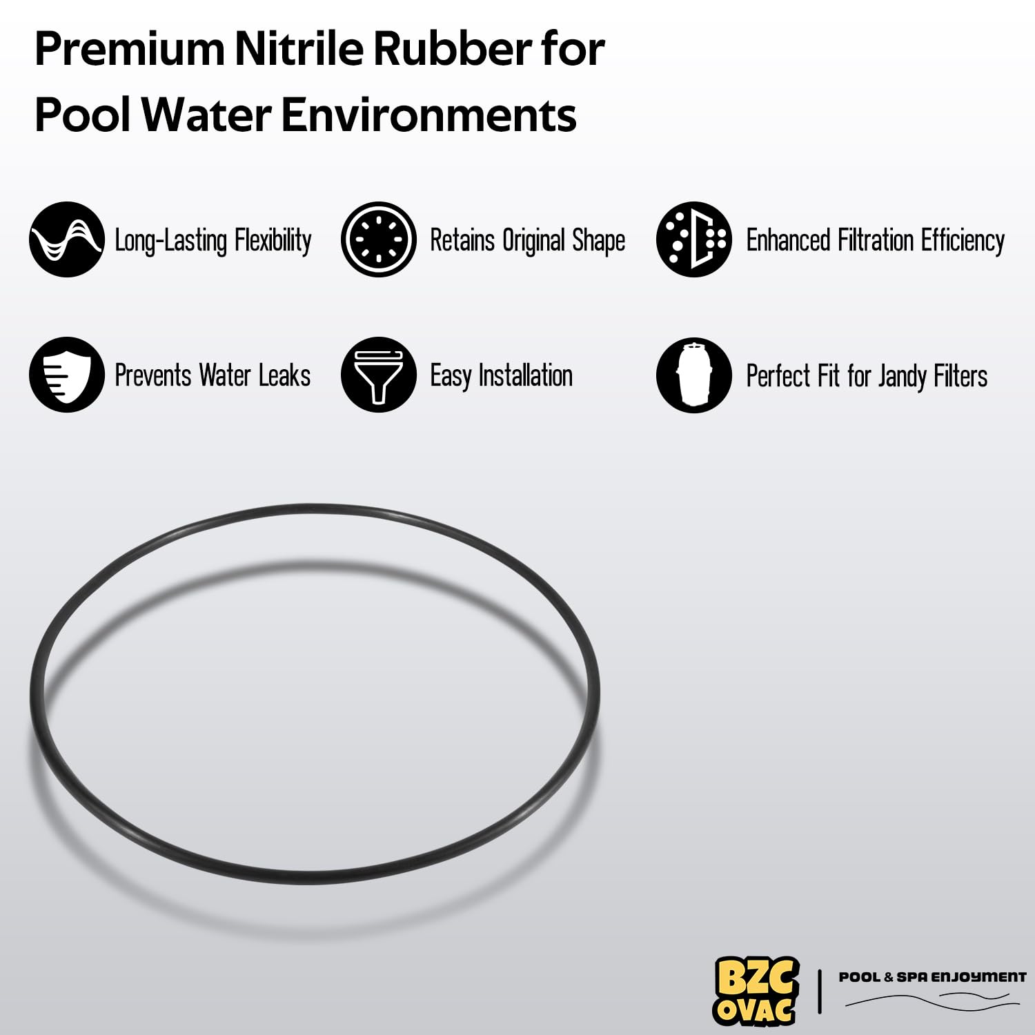 Bzcovac R0357800 premium rubber O-ring offers long-lasting wear