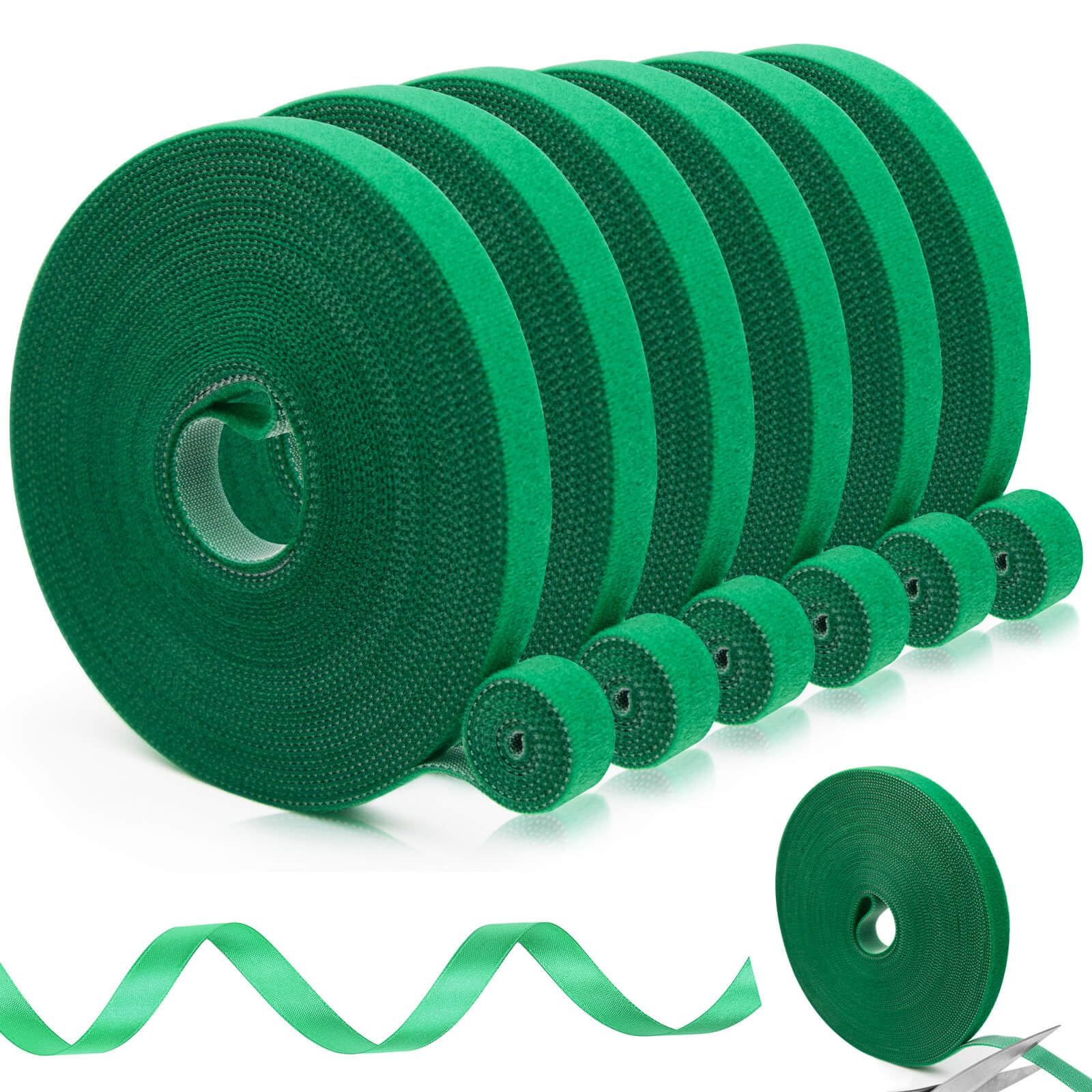 BZHYZKX plant tape wraps around stems for gentle support in climbing plants.