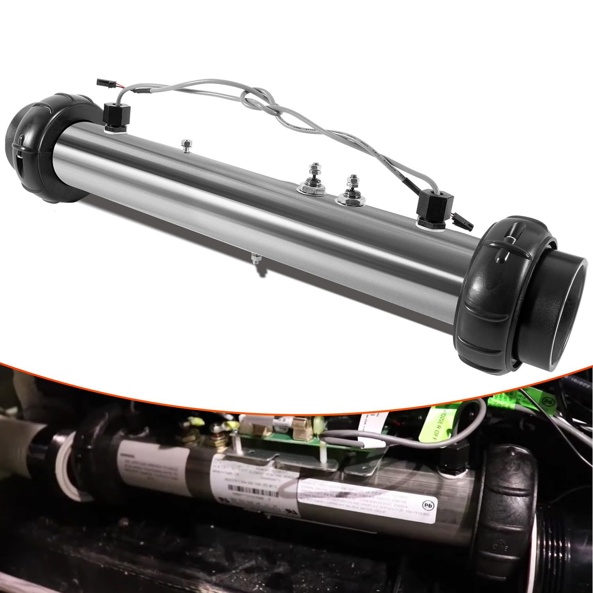 Bzsunway Balboa 58117 heater assembly with 4.0kW element for reliable spa heating