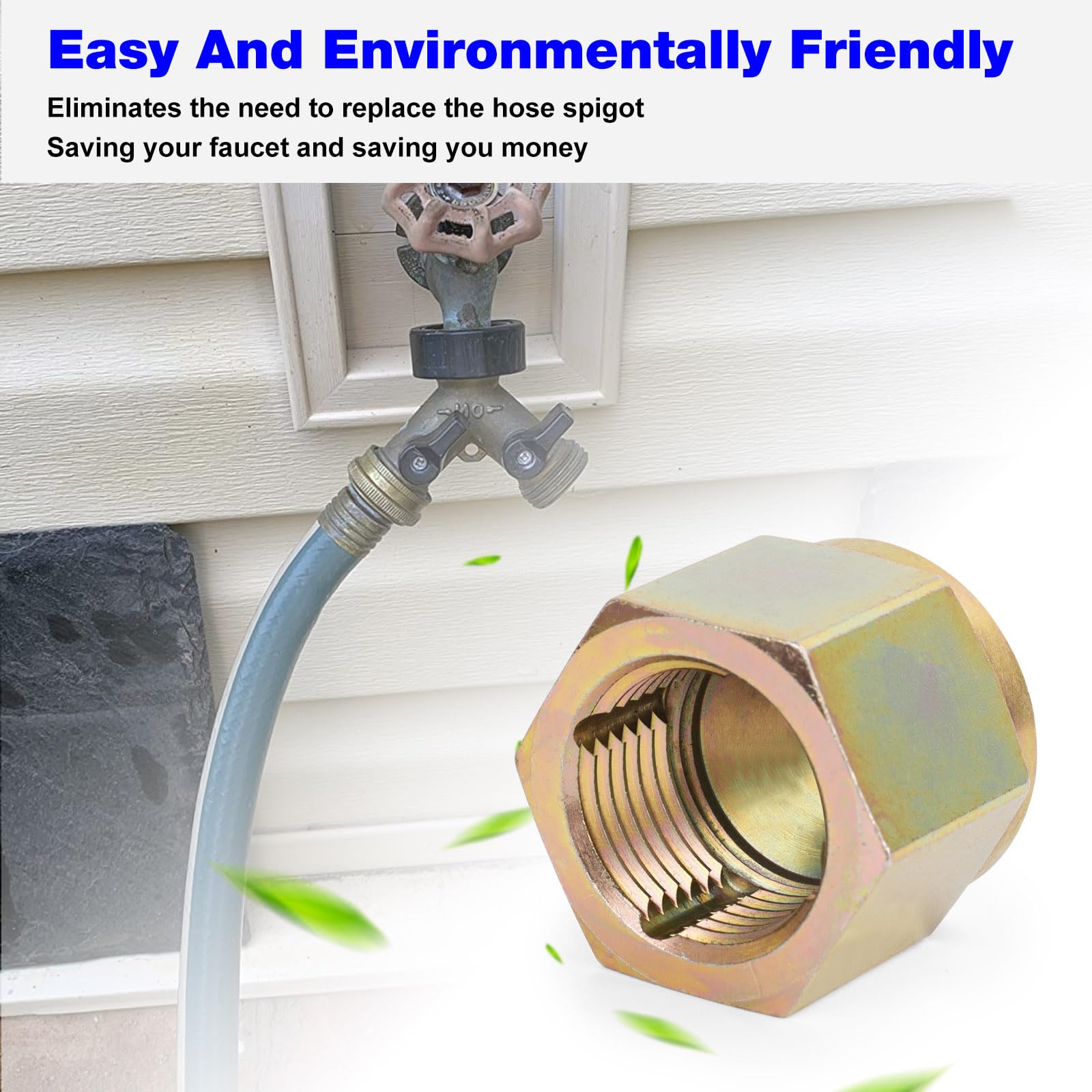 BZTT 05265 gold-plated finish provides corrosion resistance.