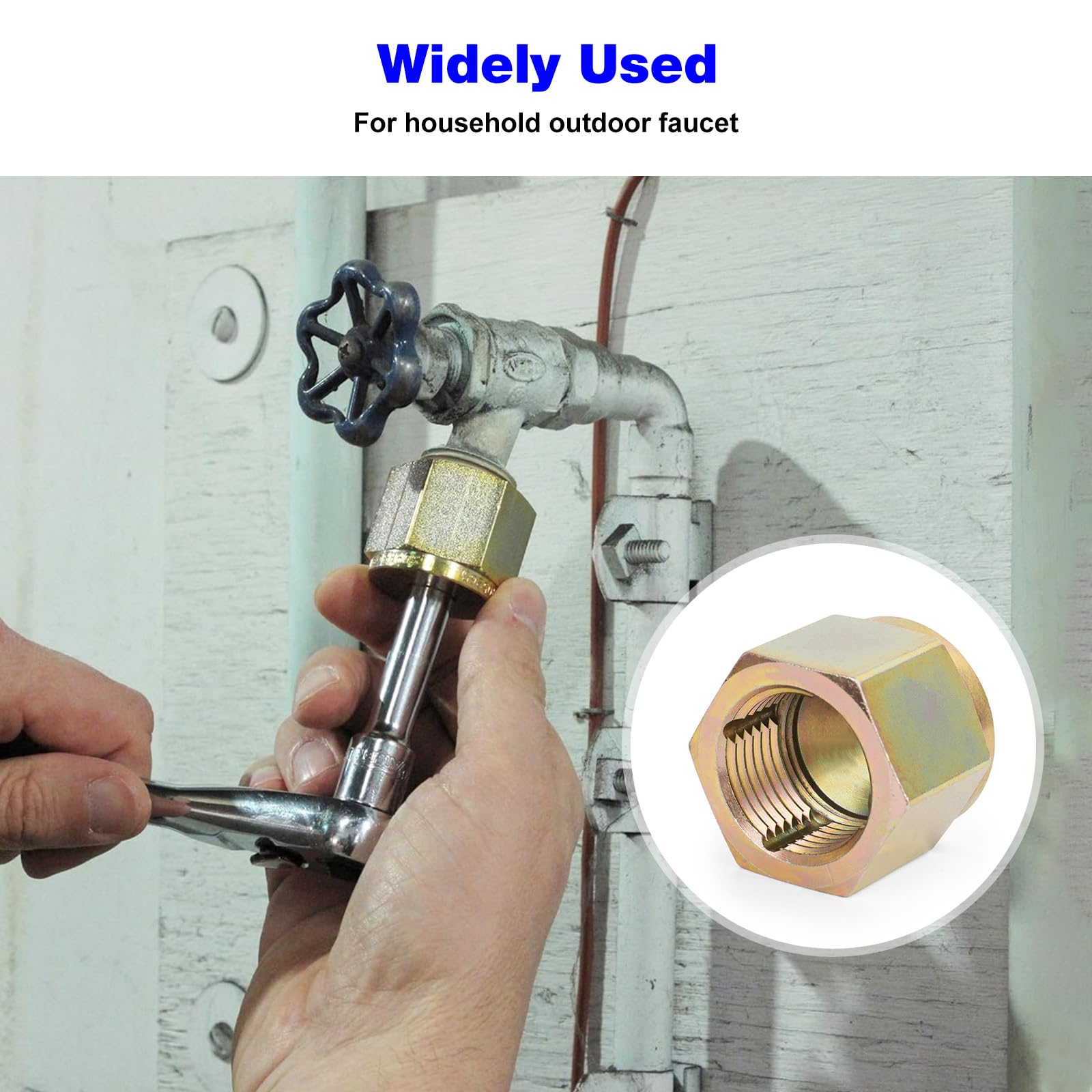 BZTT 05265 ideal for outdoor faucet maintenance and avoiding replacements.