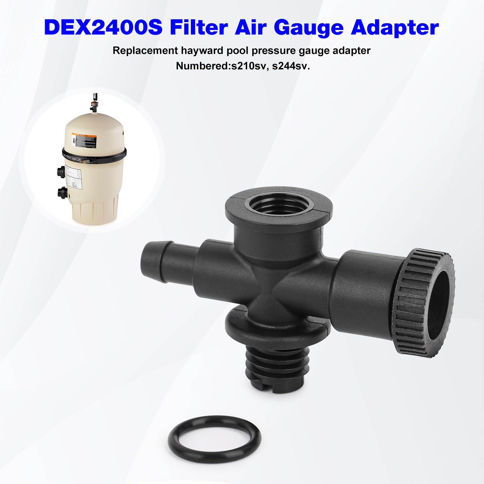 BZTT DEX2400S relief valve compatible with Hayward S210SV and S244SV for steady operation.