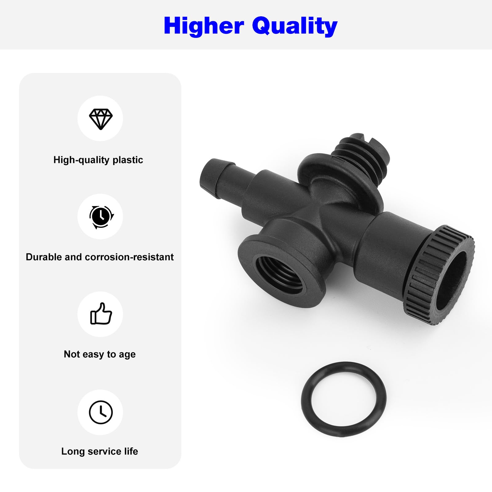 BZTT DEX2400S high-quality plastic relief valve resists corrosion for long-lasting pool performance.