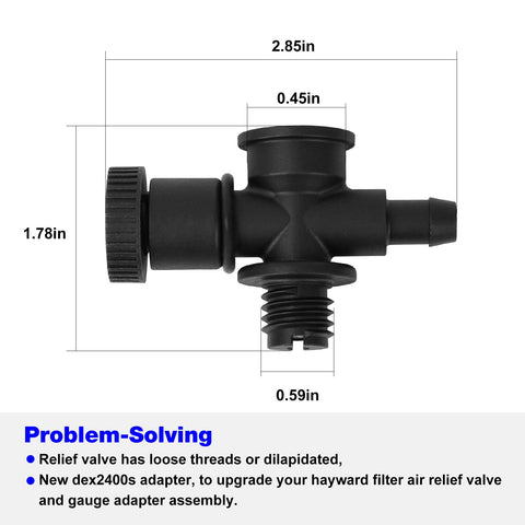 BZTT DEX2400S easy installation with rotating thread and O-ring seal for secure fitting.