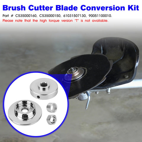 BZTT Echo SRM-225i blade adapter ready for quick replacement.