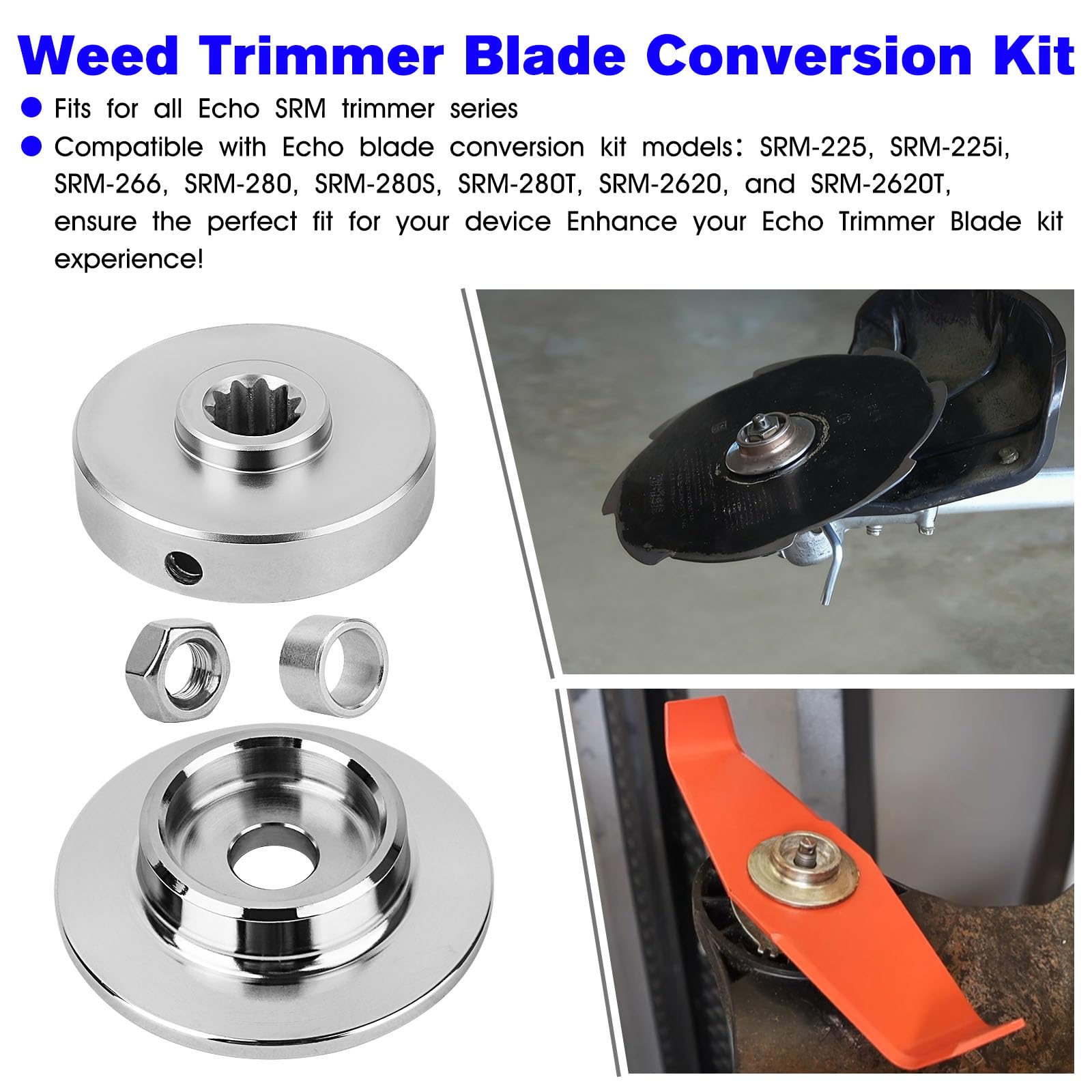BZTT included flange nut and washers simplify assembly.