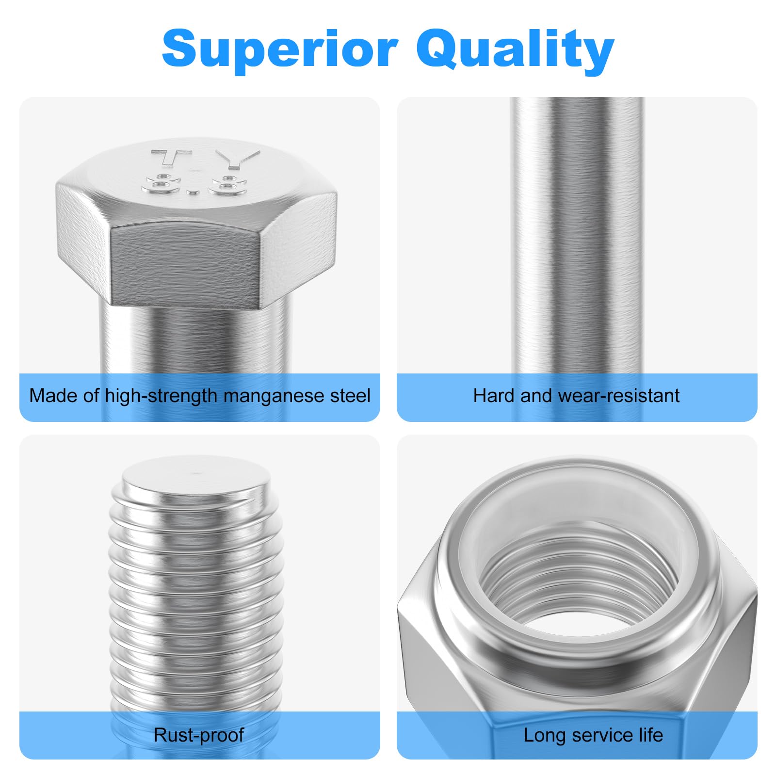 BZTT manganese steel pins emphasize durability and rust resistance on tough sites.