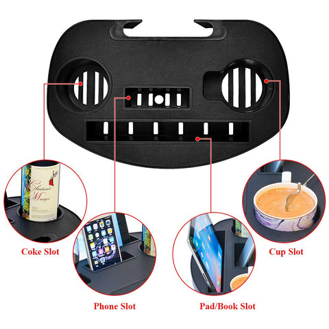 C-CHAIN Zero Gravity Chair Tray two drink holders keep drinks steady
