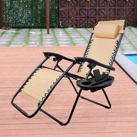 C-CHAIN Zero Gravity Chair Tray universal fit with most round tubed chairs