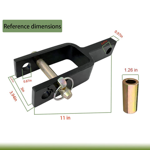 C CLINK adapter sleeve assembly enabling stable top-link adjustments.