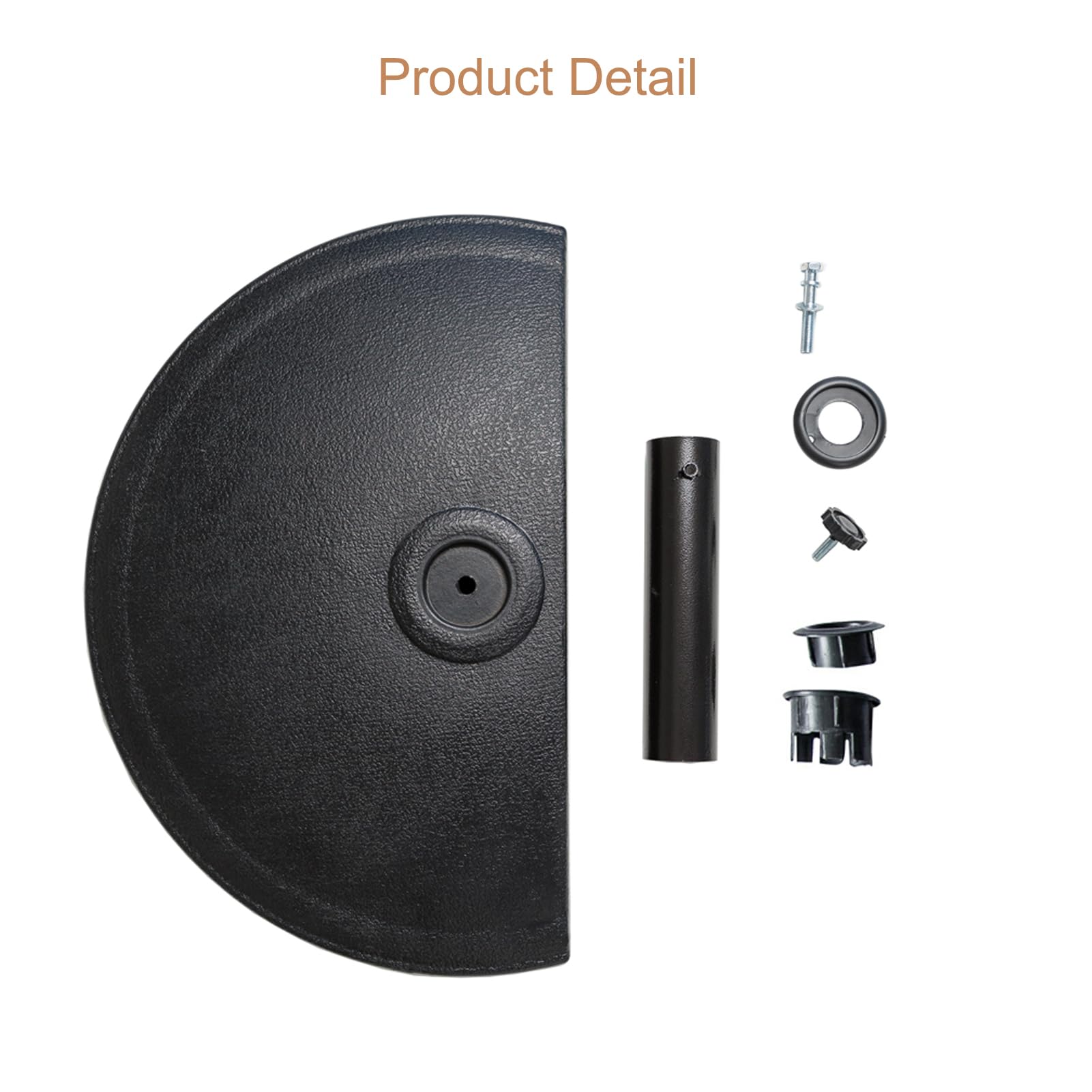 C-Hopetree tightening knob provides secure lock for umbrella pole.