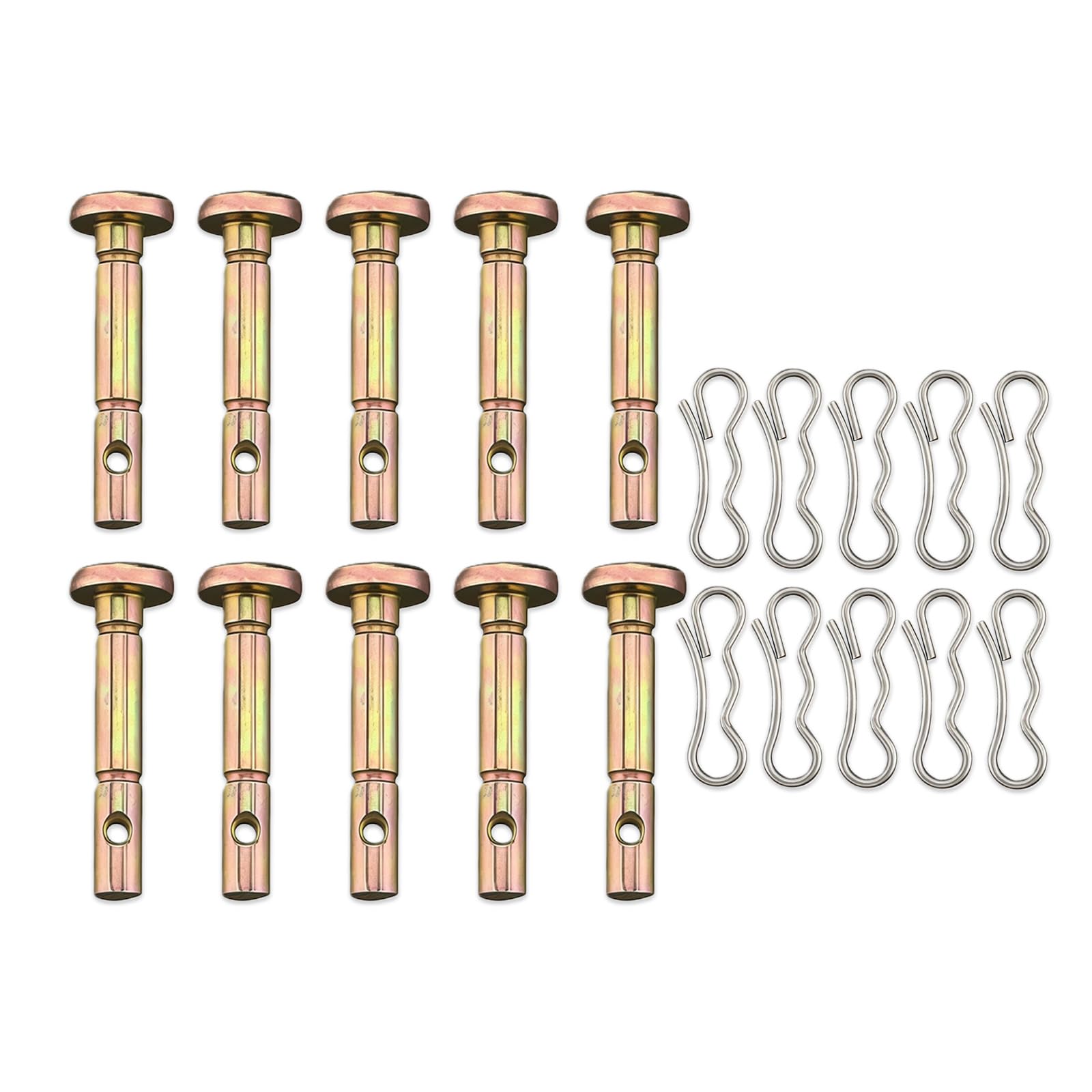 Caalii 738-04124A shear pin close-up, durable construction for reliable snowblower performance