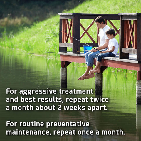 Cabin Obsession Pond Sludge Remover safe for fish and life.
