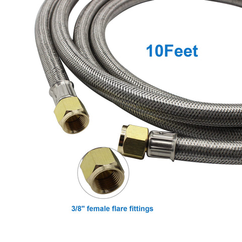 CADOAHJ braided stainless-steel hose highlights durability under high pressure