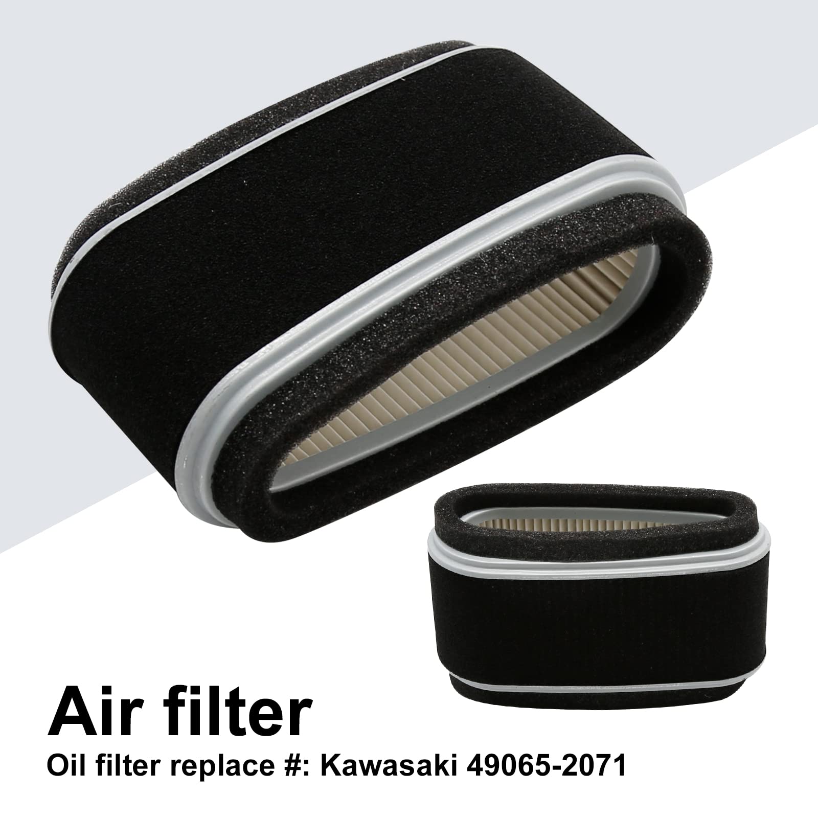 CADUFUELLY oil filter for Kawasaki FC420V protects engine lubrication.