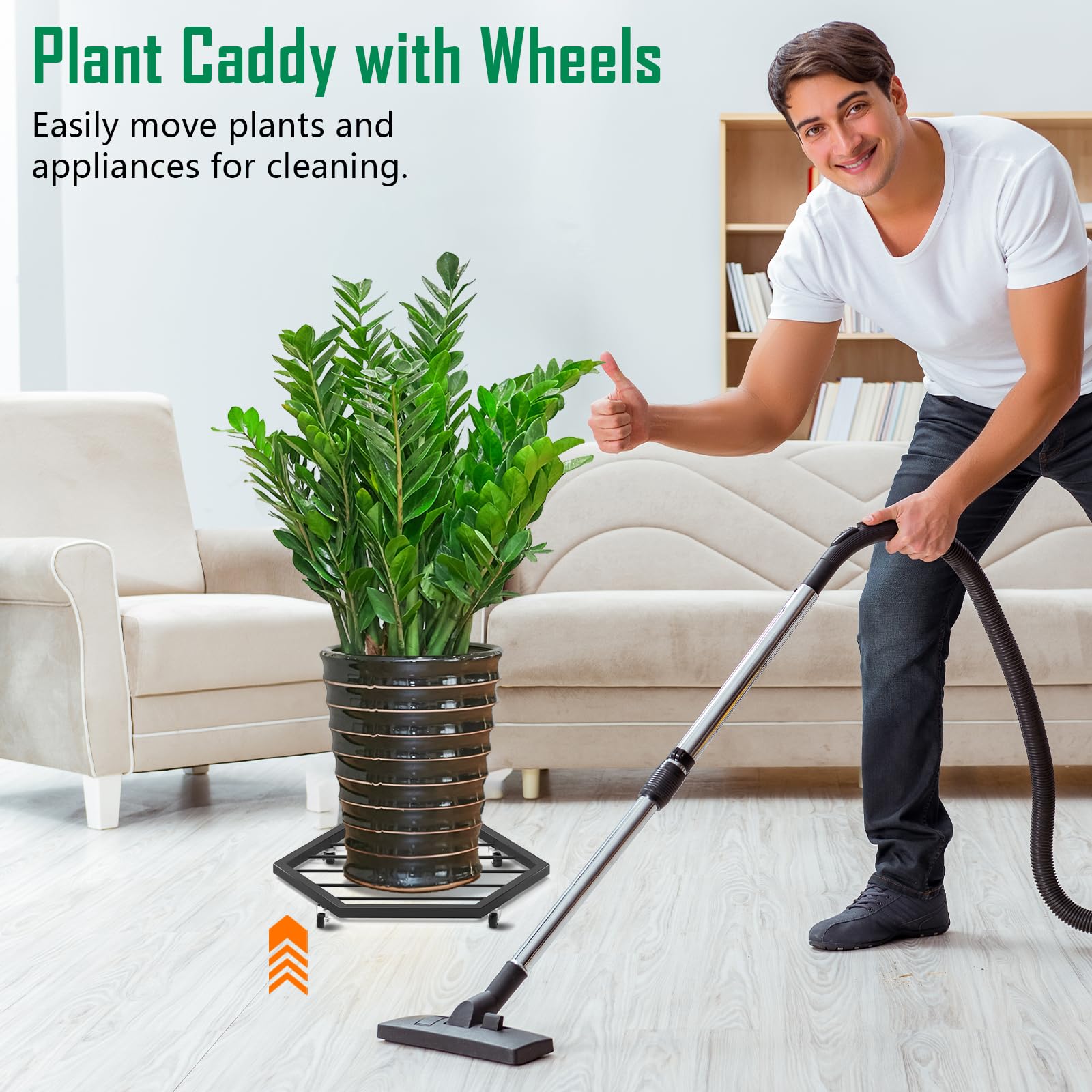 CADUKE quick assembly lets you use the caddy in minutes.