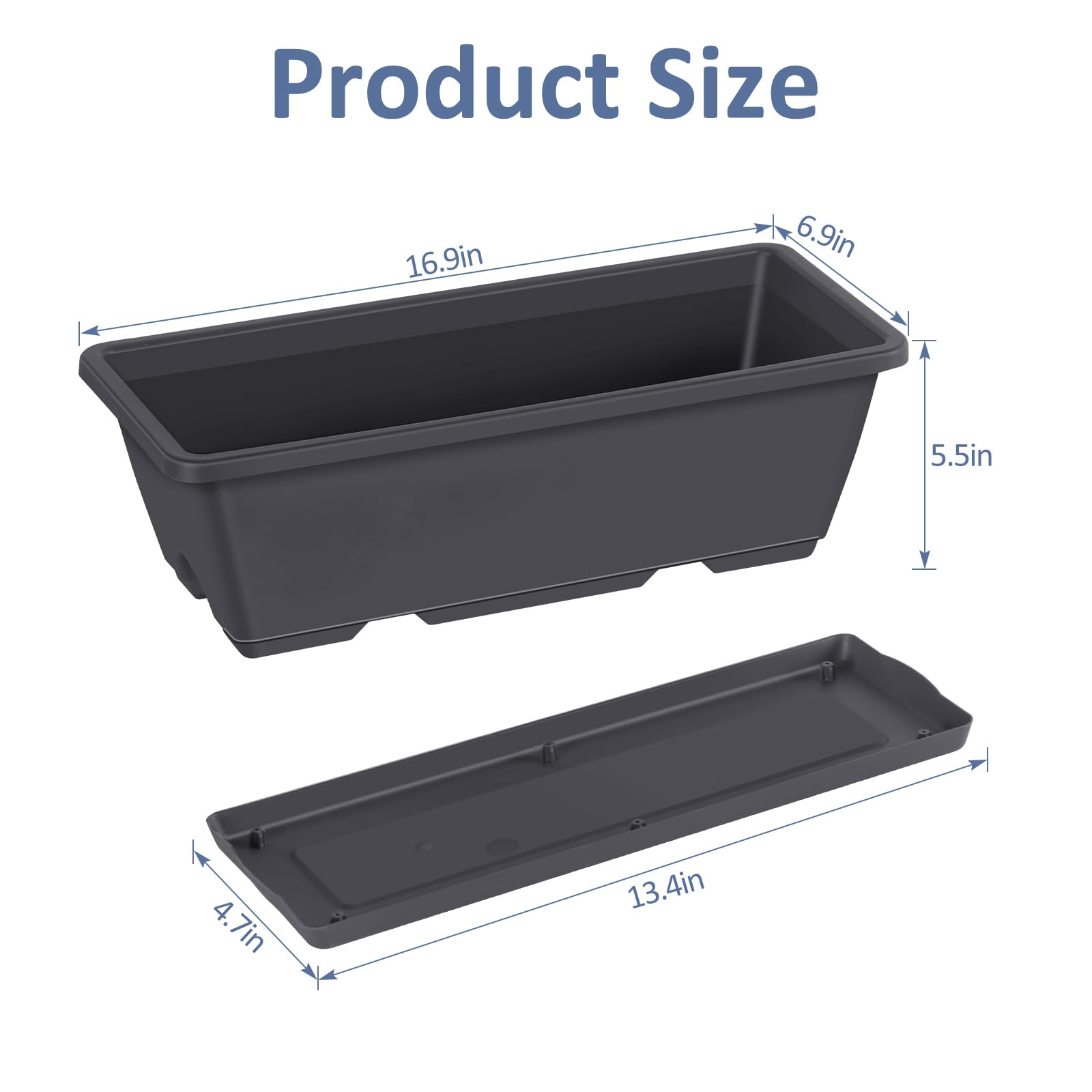 CADUKE detachable adjustable bracket enabling quick window sill or balcony use.