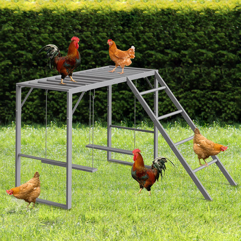CADUKE four-layer roosting design encourages leg exercise and balance