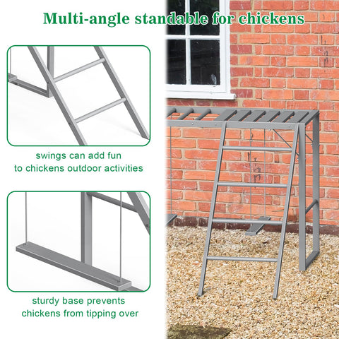 CADUKE WPC decking roosting bars resist corrosion and clean easily