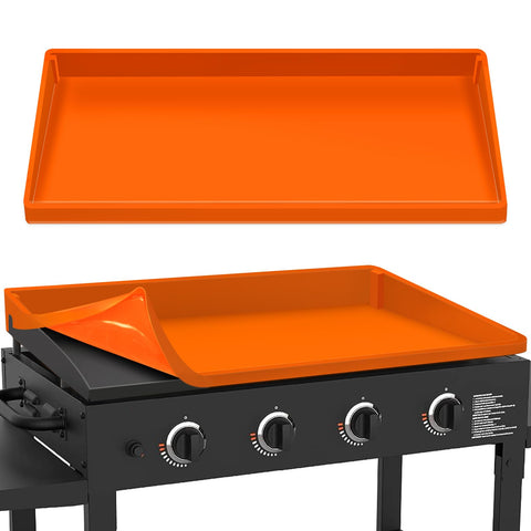 Cadya 36-inch griddle mat with full-wrap edge protects Blackstone from debris.