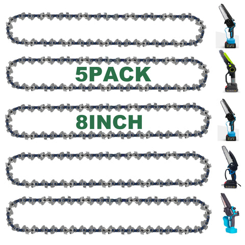 CaeyBrye 8-Inch Chainsaw Chain drive links for precise, reliable replacement.