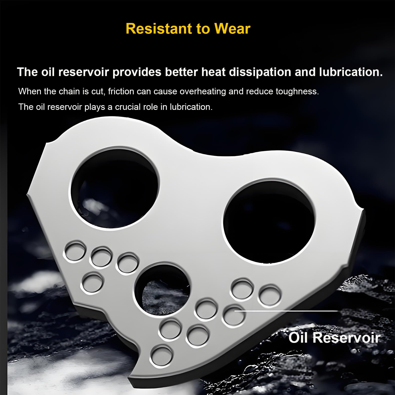 CaeyBrye easy-install chain replacement supports quick maintenance.