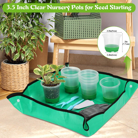 Caffox gardening gloves for comfortable soil and seedling handling