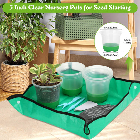 Caffox gardening gloves providing comfortable grip during planting
