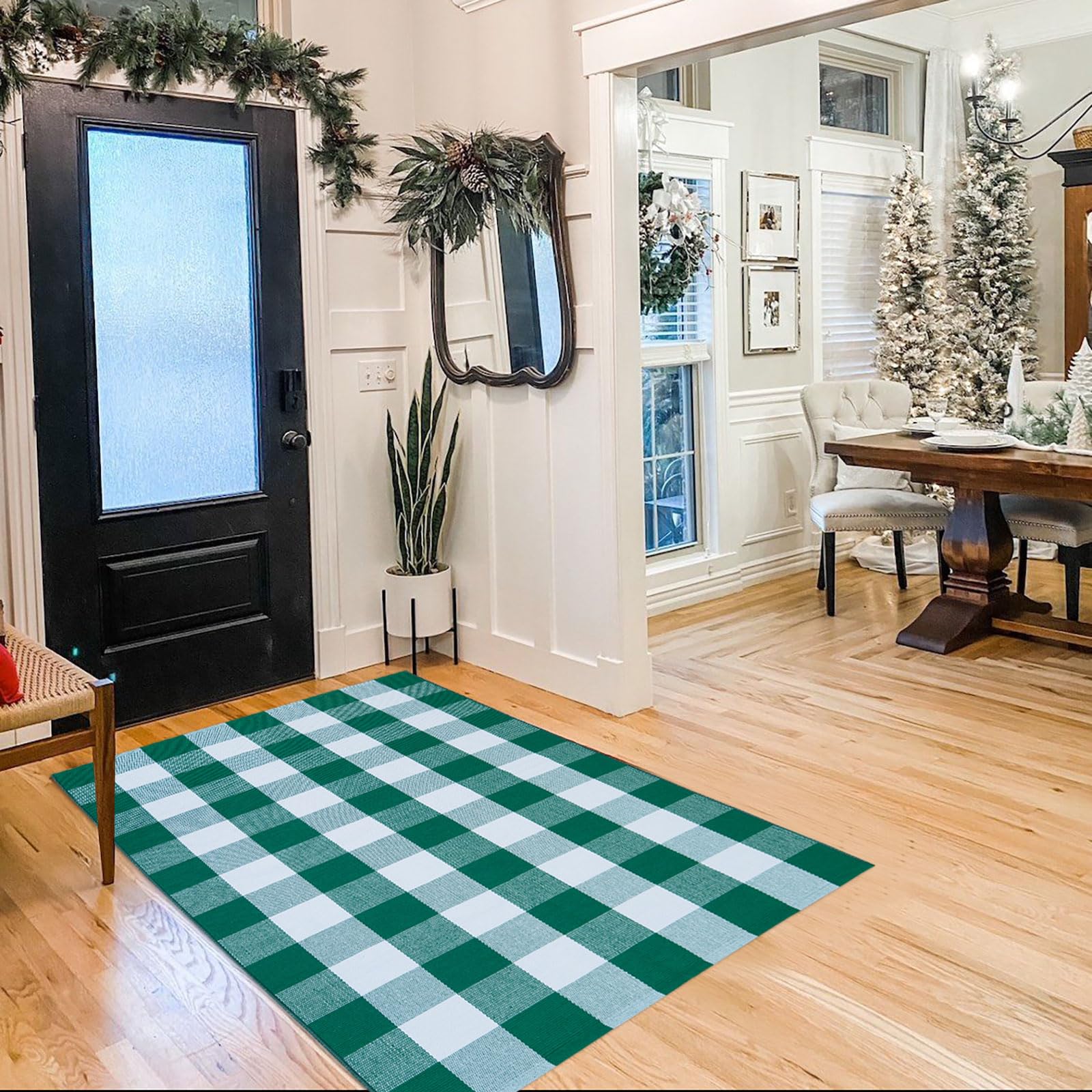 CAINANEL soft cotton mat offers comfortable underfoot and easy care