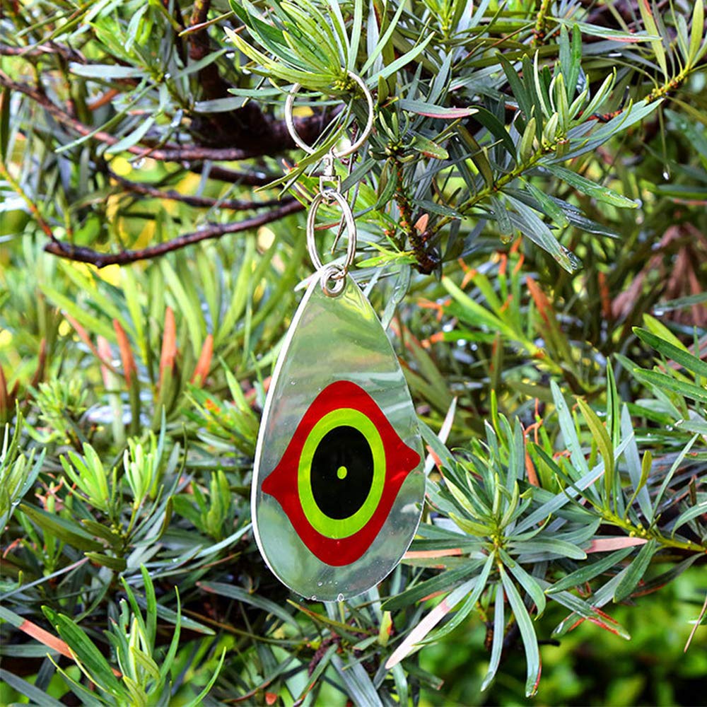 Cainda mirror design deterrent uses its own image to deter birds.