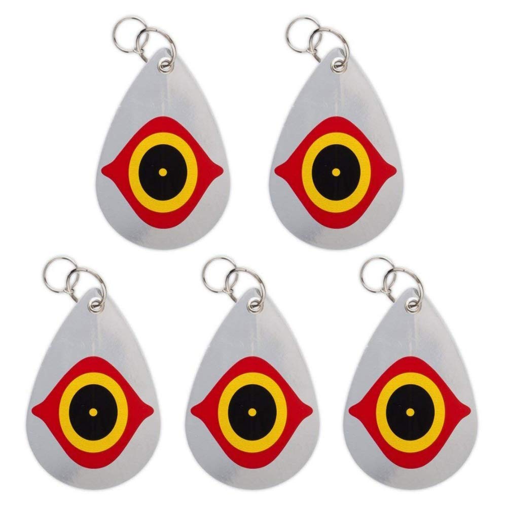 Cainda Predator Eye deterrent hanging to protect barns and windows.