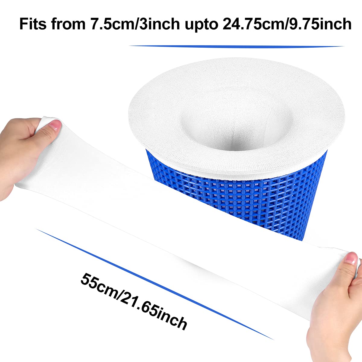 Cakie ultra-fine mesh close-up highlights filtration quality and debris capture