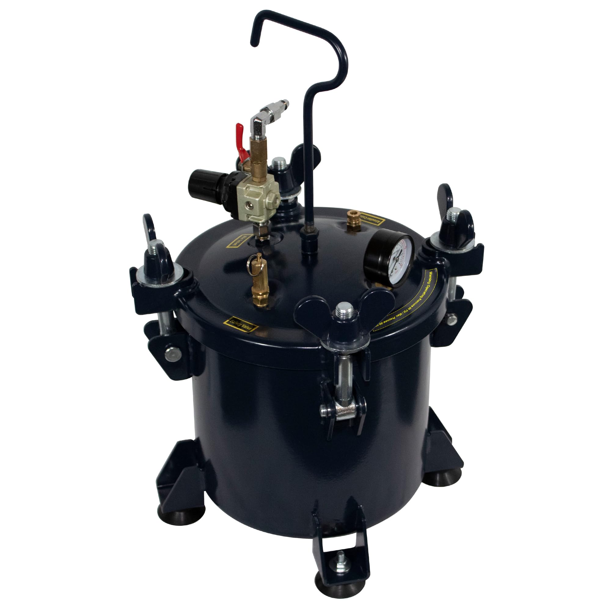 California Air Tools 255C pressure pot with coated steel tank for reliable resin casting.