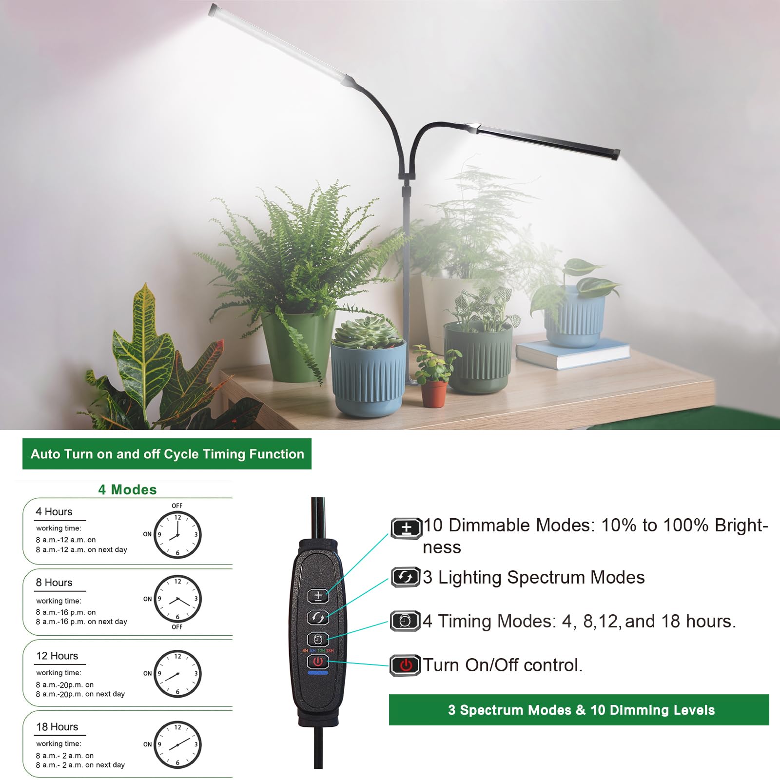 CalKoo energy-efficient light consumes little power while delivering full spectrum.