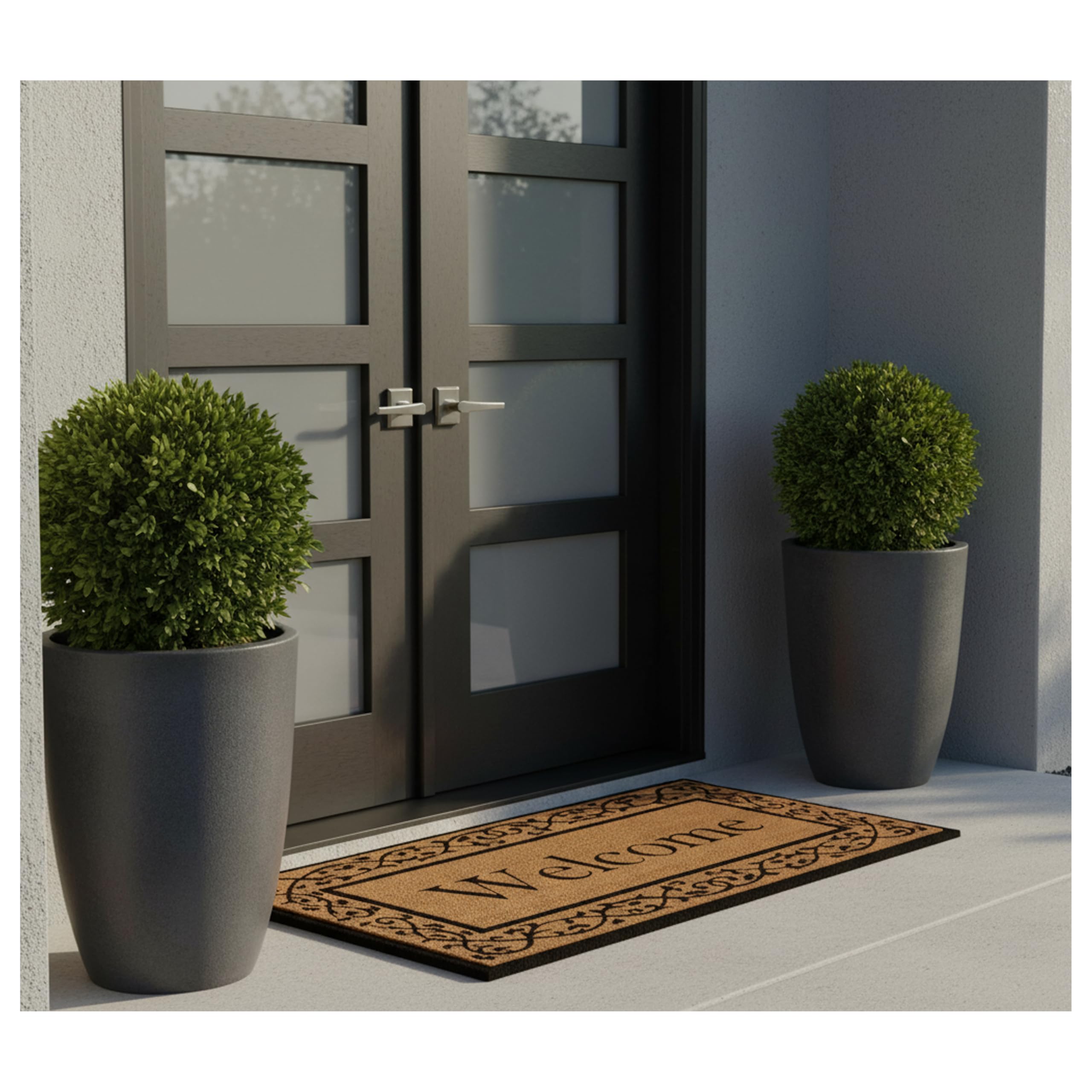 Abbington doormat oversized 30x48 provides more coverage at entry