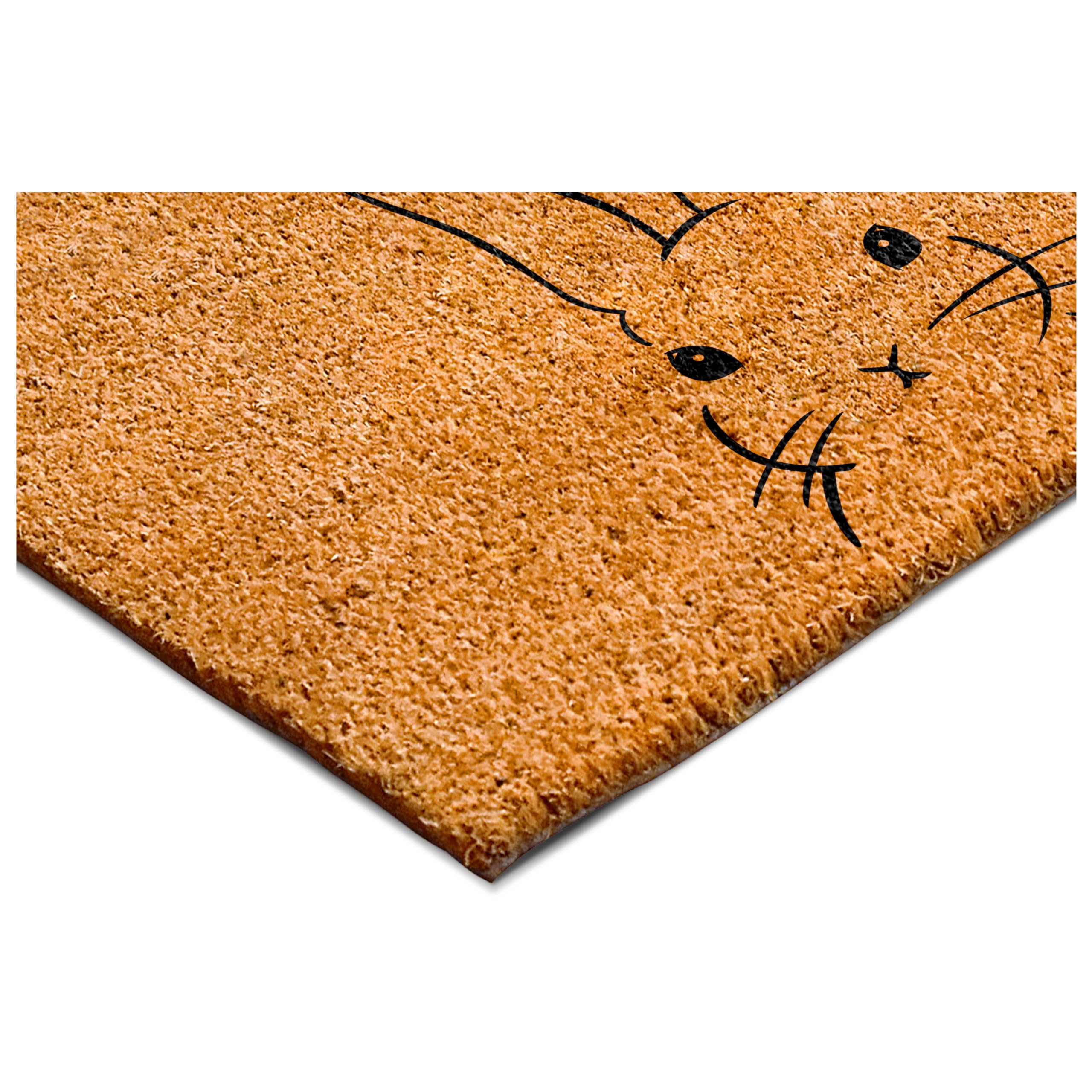 Calloway Mills Bunny Doormat all-season use ready for any weather.