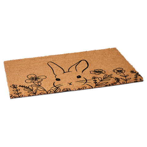Calloway Mills floral bunny design adds welcoming charm at the doorway.