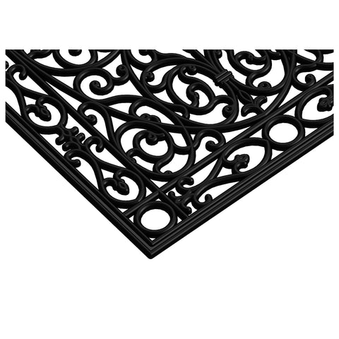 Calloway Mills Gatsby all-season rubber doormat shown on a porch.
