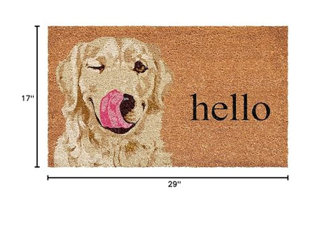 Calloway Mills Golden Doormat ideal for front porch use in all weather.